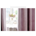 Nordic style 100% Polyester dyed slub blackout fabric for curtains